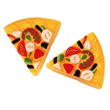 (隨機顏色)兒童模擬食物,西餐蛋糕、甜點、餅乾、廚房玩具、披薩切割遊戲 - 彩色 - 查看 7