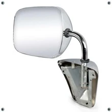 Chrome Rearview Side Mirrors For Pick Up Pair - Silver - View 4