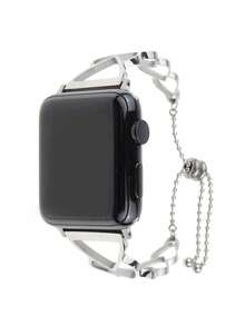 豪華時尚手鍊設計的腕帶,不銹鋼材質,與蘋果手錶兼容