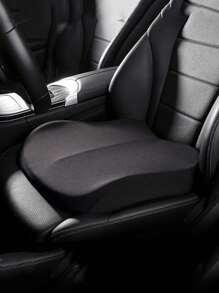 1 đệm nâng cao đệm ghế ô tô cho ghế lái, phù hợp phổ biến cho mọi mùa - màu đen - Xem 2