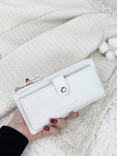 SOUTHLAND&KANGAROO Vintage Fold Over Women Fashion Modern Business Slim Portable Versatile Large Capacity Credit Card Zipper ID Card Cash Storage Business Casual Perfect School College Work Business Commute Teacher's Day Back To School Holiday Office Anniversary For Birthday Gift On Valentine Day Lady Female Women White-Collar Workers College Student Bag School Supplies For School Dorm Room & Back To School For Women Wallet Purse Wallet Long Wallet