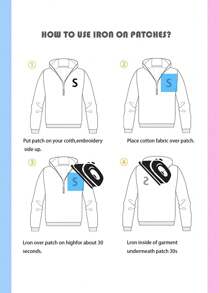 20 件随机卡通图案布贴，可爱卡通风格熨烫和缝制布贴，适用于衣服、包包、鞋子和帽子 - 彩色 - 查看 8