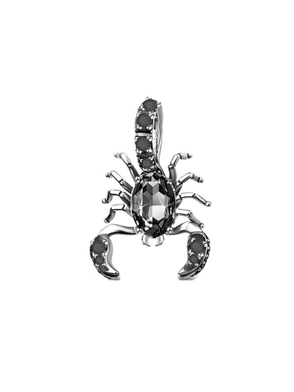 HuooNew 1 Stück Cool 925 Sterling Silber Skorpion Anhänger, & Perle, für DIY , Unisex Für Party