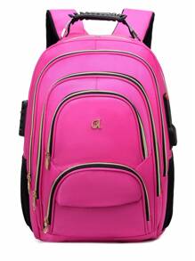 Men Functional Backpacks - Rosa Fucsia - Ver 1