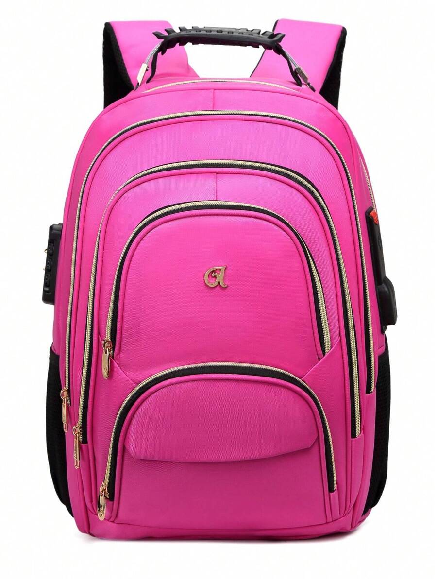 Men Functional Backpacks - Rosa Fucsia - Ver 1