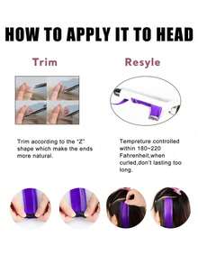 10 件裝20 吋合成編織夾式直髮接髮,有多種顏色可供選擇：紅色、黑色、黃色、蓮花花、翡翠綠、天藍色、灰色、寶藍色、紫色、勃根地適合初學者,設計輕鬆適應各種場合 適合cosplay派對和y2k風格髮飾 準備好迎接即將到來的聖誕節和新年慶祝活動 - 灰色 - 查看 8