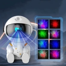 1PC Astronaut Star Projector - For Milky Way Projector Light, Remote Control Astronaut Nightlight Timer, For Game Room, Home Theater, Adult, Birthday, Valentine's Day, Christmas Decoration Bedroom Decorative Aesthetics - White - View 6