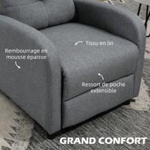 HOMCOM Sofas & Couches - Grey - View 4
