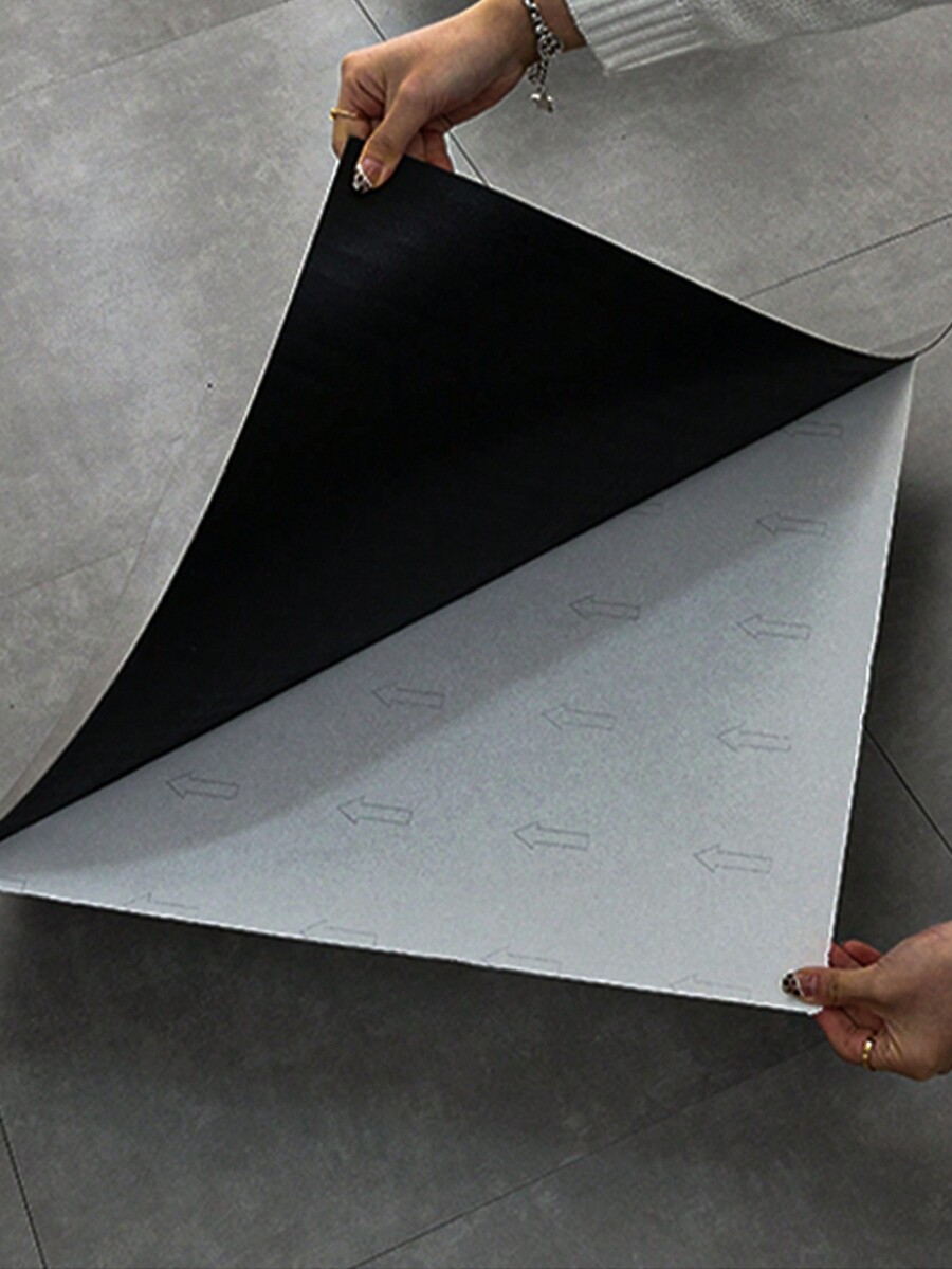 6 Pieces Of 11.8*11.8 Inch Dark Gray Marble Pattern Ceramic Tile