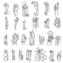 1 件花卉與植物組合,26 種款式,碳鋼金屬壓花切紙刀片模具,清新風格,diy 剪貼簿相冊,裝飾壓花工具 - 銀色S - 查看 6