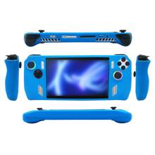 1pc Silicone Protective Case For Asus Rog Ally, Shockproof, Dust-Proof, Scratch-Resistant, Sweat-Proof, Anti-Slip Cover, Enhanced Gaming Handle Experience With Anti-Slip Points On Front And Back - Blue - View 2