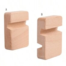 1pc Wooden Phone Stand Tablet Stand - Multicolor - View 5