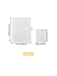 1套透明珠寶收納袋,配有扣和30個便攜式保護袋,80個隔間 - 無色 - 查看 5