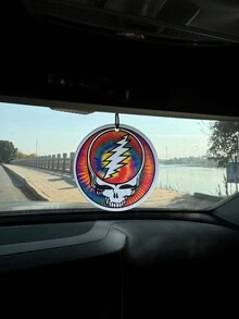 Skulls Gift, Funny Car Air Freshener Fragrance Aromatherapy Vent Clip, Rearview Mirror Pendant, Toilet Fragrant Bag, Home Decoration - Red - View 4