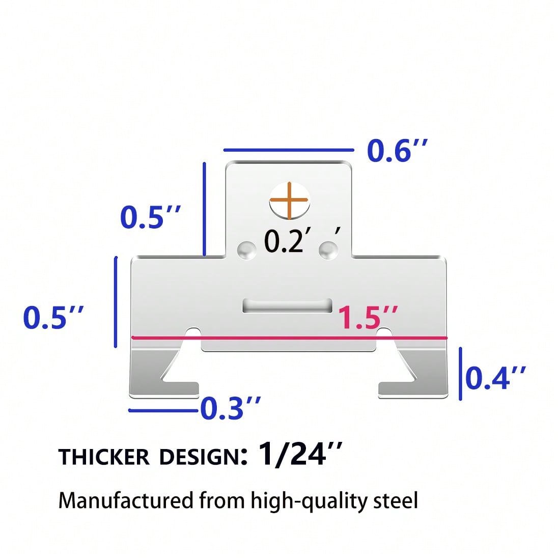 20 Pcs Retrofit Recessed Downlight Housing C Clips With Self Tapping