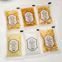 3-Color (Golden)Wax Seal Stamp Wax Granules, Transparent Wax Pellets,Wax Beads,Wax Seal Beads, Envelope/Hand Account/Invitation Card - White - View 6