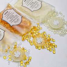 3-Color (Golden)Wax Seal Stamp Wax Granules, Transparent Wax Pellets,Wax Beads,Wax Seal Beads, Envelope/Hand Account/Invitation Card - White - View 7