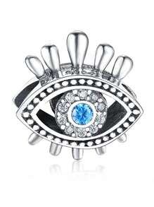 HuooNew 方晶鋯石眼睛DIY珠子 - 銀色 - 查看 1