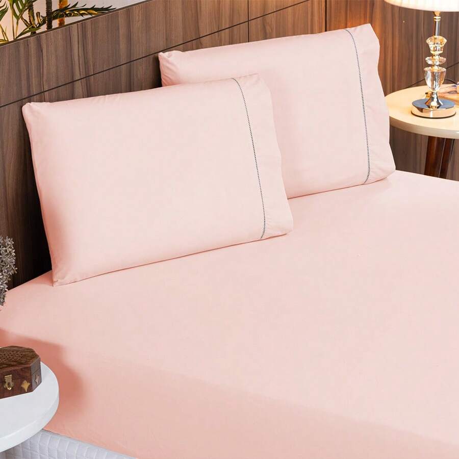 Sheet Sets With Pillowcases - 玫瑰 - 查看 1