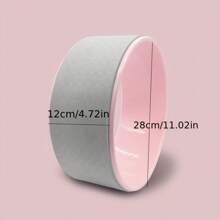 1pc Yoga Wheel For Backbends, Fitness Equipment, Pilates Circle For Back Wheel Assist - Grey - View 6