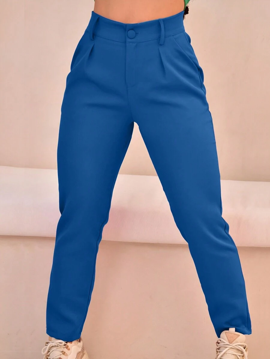 Women Pants - Royal Blue - View 1