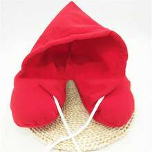 1入組帶帽u型頸枕,具有粒子保護,午睡枕頭,旅行用帽子頸護枕 - 藍色 - 查看 9