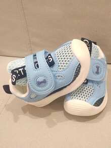 Baby Sports Shoes NOBEYTOMIE Summer Soft Soled Anti Slip Toddler Boys Functional Shoes Girl's Tennis Shoes - Blue - View 2