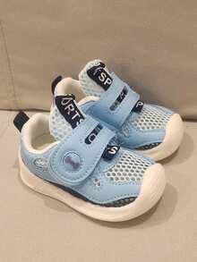 Baby Sports Shoes NOBEYTOMIE Summer Soft Soled Anti Slip Toddler Boys Functional Shoes Girl's Tennis Shoes - Blue - View 4