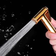 ULA 三種不同式樣的金色g1/2坐浴花洒套裝,包含黃銅便攜式坐浴花洒、馬桶花洒、單冷水龍頭、浴室淋浴花洒 - 5075G - 查看 2