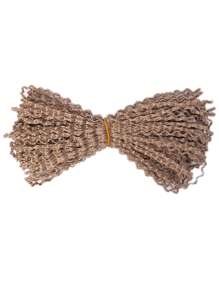 Zizi 辮子微型合成髮薄盒辮子 Zizi 捲曲迷你辮子頭髮鉤針編織接髮 24 英寸 50 克/包長金發棕色金發粉色紫色藍色適合女性日常使用 - 亞麻棕 - 查看 6