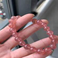 Strawberry Quartz Bracelet - Multicolor - View 5
