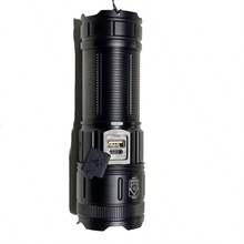 1入刺客白激光手電筒,可充電強光長射程超亮led,便攜式多功能戶外和家庭使用 - 黑色 - 查看 5