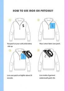 12pcs Paw & Cat Shaped Iron-on Patch - Multicolor - View 5