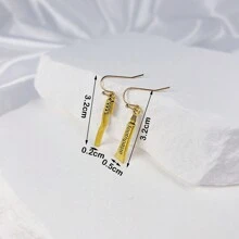 1对复古个性化3D立体耳环，造型包括勺子/叉子/牙齿/牙膏/牙刷/太阳/月亮/翅膀，是送给闺蜜/情侣、姐妹、闺蜜、妈妈等的绝佳礼物。 - 復古銀色 - 查看 20