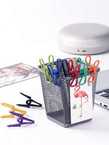 VICNIC 10pcs Multi-Color Mini Clips For Bookmarks, Photos, Clothes, Food Bags, Office, Outdoor, And Home Use(Random Colors) - Multicolor - View 4