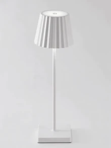 1pc LED Simple Modern Decorative Tall Table Lamp, Bedroom Bedside Touch Switch Table Light, USB Charging Night Light, Nightstand Table Lamp For Bedroom Coffee Table - White - View 3