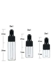 迷你玻璃滴管瓶、使用玻璃酊剂的胡须油、1 盎司精油瓶、带儿童安全和防篡改盖的角质层油瓶、旅行必备品、度假必备品、外出旅行必备品、海滩旅行收纳袋、暑假返校必备品 - 白色 - 查看 4