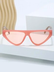 1 件女士时尚飞行员时尚眼镜，休闲简约户外度假眼镜 - 彩色 - 查看 4