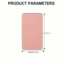 Led Portable Makeup Mirror With Rotating Folding Mirror, Brush Holder And Storage Box Vanity Mirror For Home Tabletop Decoration, Bathroom, Dresser Vanity & Countertop Bedroom Travel Dormitory Mirror Women Gift - White - View 5