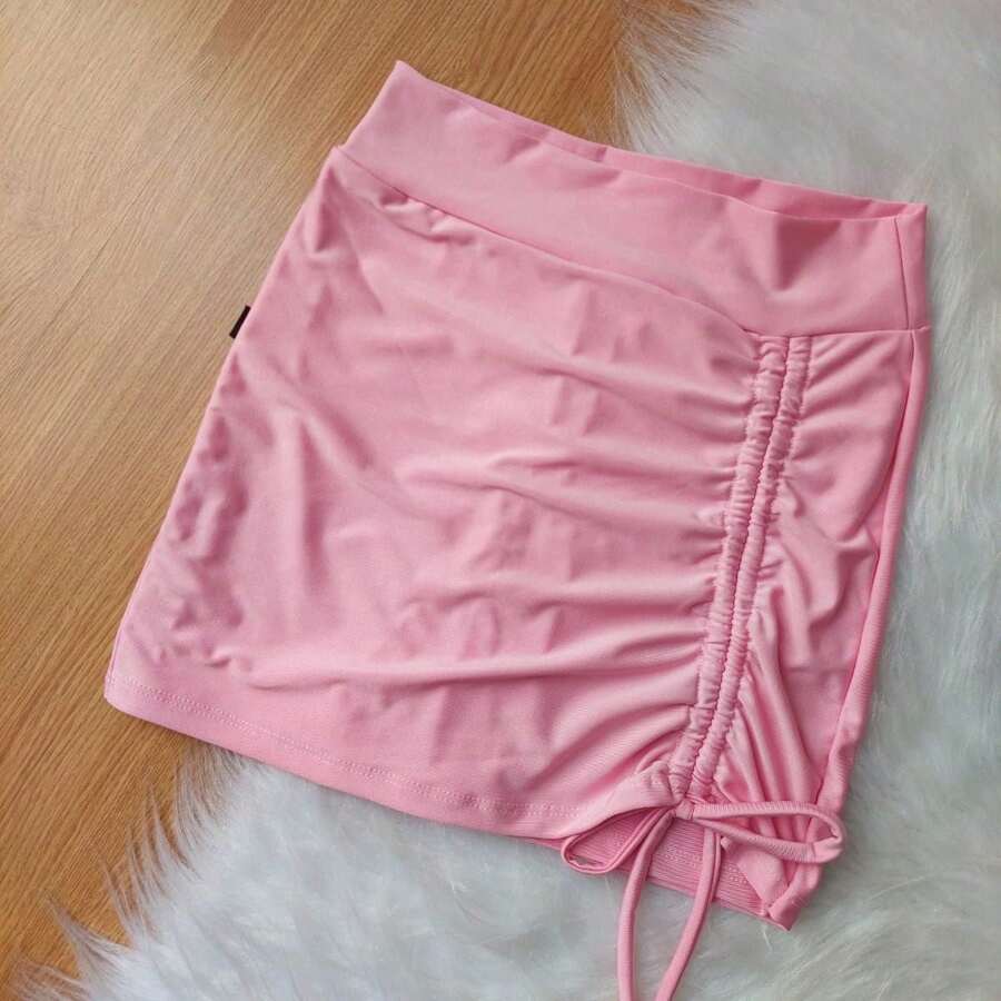 Women Skirts - 淺粉色 - 查看 1