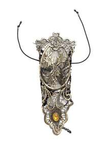 1 件復古黑色蕾絲臂鍊女式連身裙配件適合 Diy 裝飾 - 黑色 - 查看 5