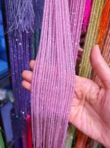 1條組160顆2*3mm超閃耀的人造鑽石珠子,鑽石切割表面diy首飾配件半成品 - 2*3mm - 查看 7