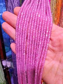 1條組160顆2*3mm超閃耀的人造鑽石珠子,鑽石切割表面diy首飾配件半成品 - 2*3mm - 查看 8