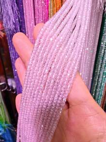 1條組160顆2*3mm超閃耀的人造鑽石珠子,鑽石切割表面diy首飾配件半成品 - 2*3mm - 查看 11
