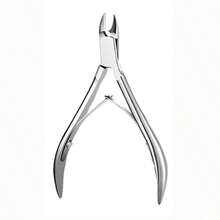 Stainless Steel Cuticle Nippers For Precise And Comfortable Nail And Pedicure Cutting Silver Steel Cuticle Nipper Nail Tools Manicure And Pedicure Kit Nail Art Design - Silver - View 3