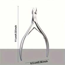 Stainless Steel Cuticle Nippers For Precise And Comfortable Nail And Pedicure Cutting Silver Steel Cuticle Nipper Nail Tools Manicure And Pedicure Kit Nail Art Design - Silver - View 6