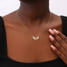 1 件裝愛情天使之翼吊墜項鍊女式生日派對派對首飾 - 彩色 - 查看 1