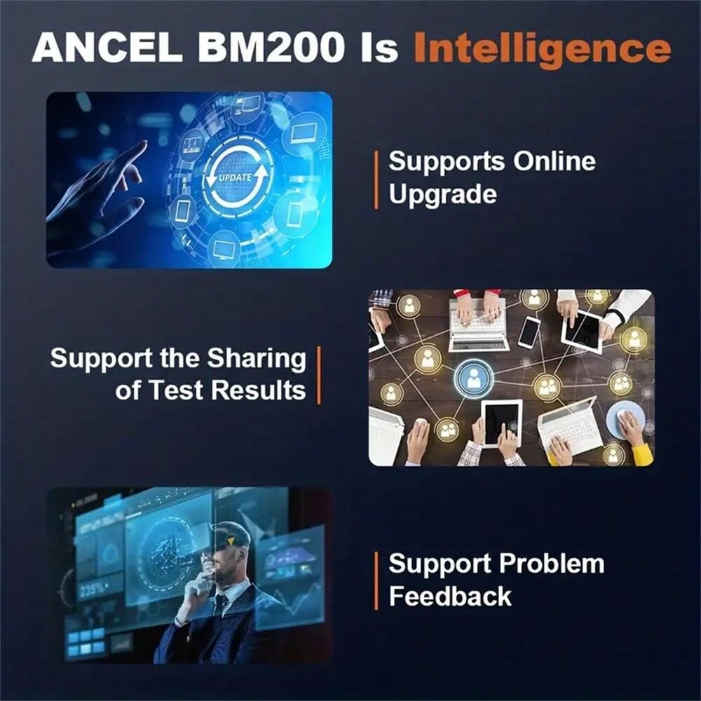 1pc Ancel Bm200 12v Batterie Monitor Drahtlose Auto Batterie Gesundheit