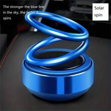 汽車車載懸吊旋轉雙環香薰太陽能香薰汽車裝飾品 - 彩色 - 查看 6