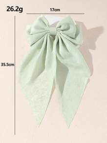 1pc Women's Hair Accessory Bowknot Ribbon Hair Clip Headwear For Daily Wear Valentine's Day Valentines Claw Clips Hair Claws Hair Barrettes